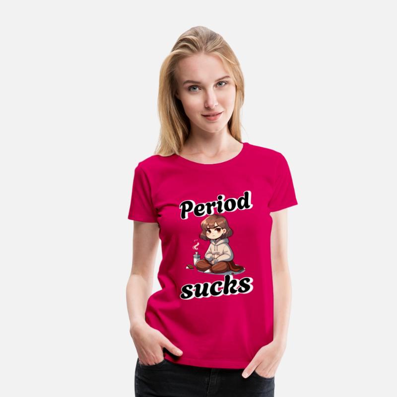 Period Sucks Periode Mood Cozy Illustration