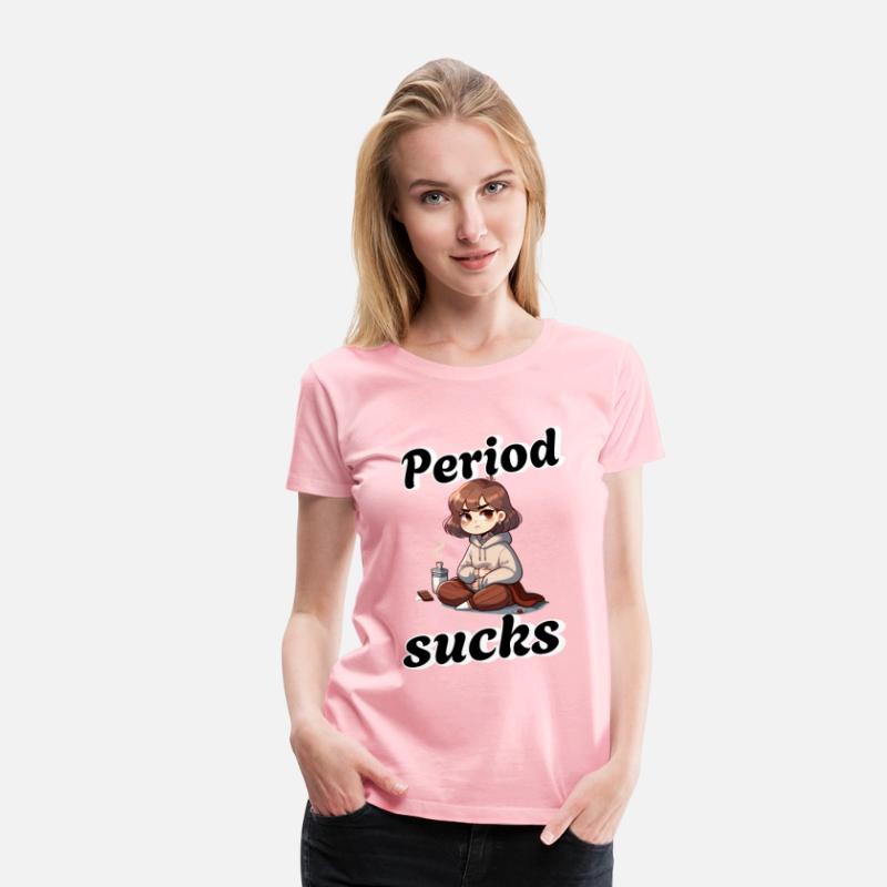 Period Sucks Periode Mood Cozy Illustration
