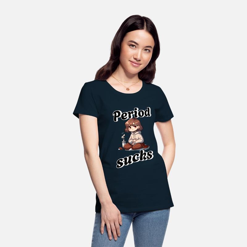 Period Sucks Periode Mood Cozy Illustration