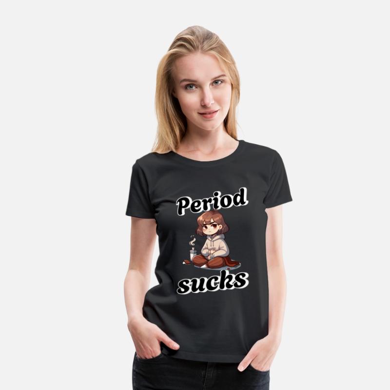 Period Sucks Periode Mood Cozy Illustration
