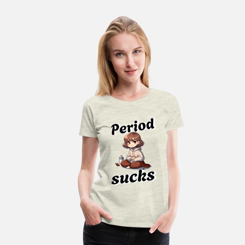 Period Sucks Periode Mood Cozy Illustration