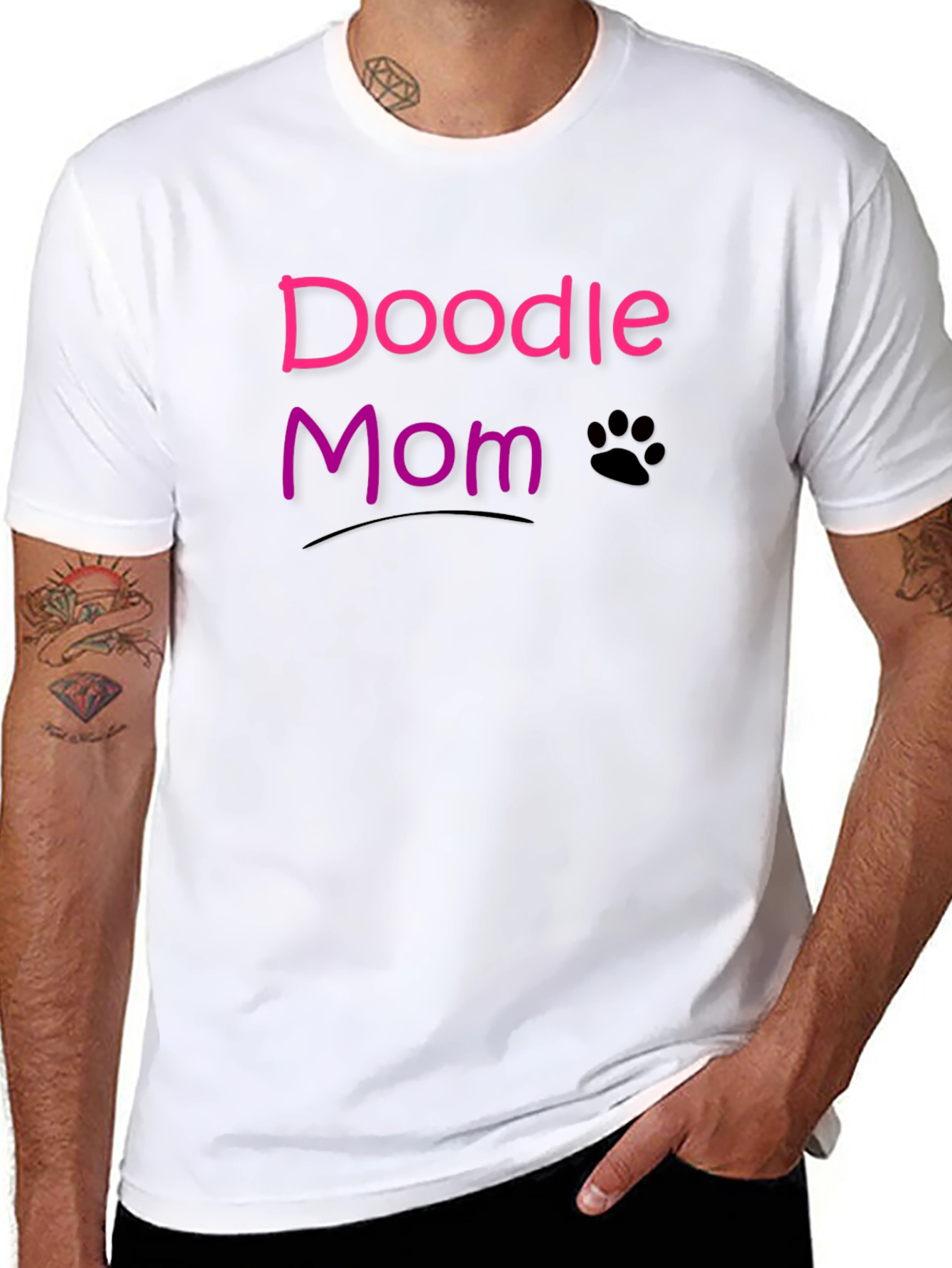 Doodle Mom T-Shirt - Cute Dog Lover Tee