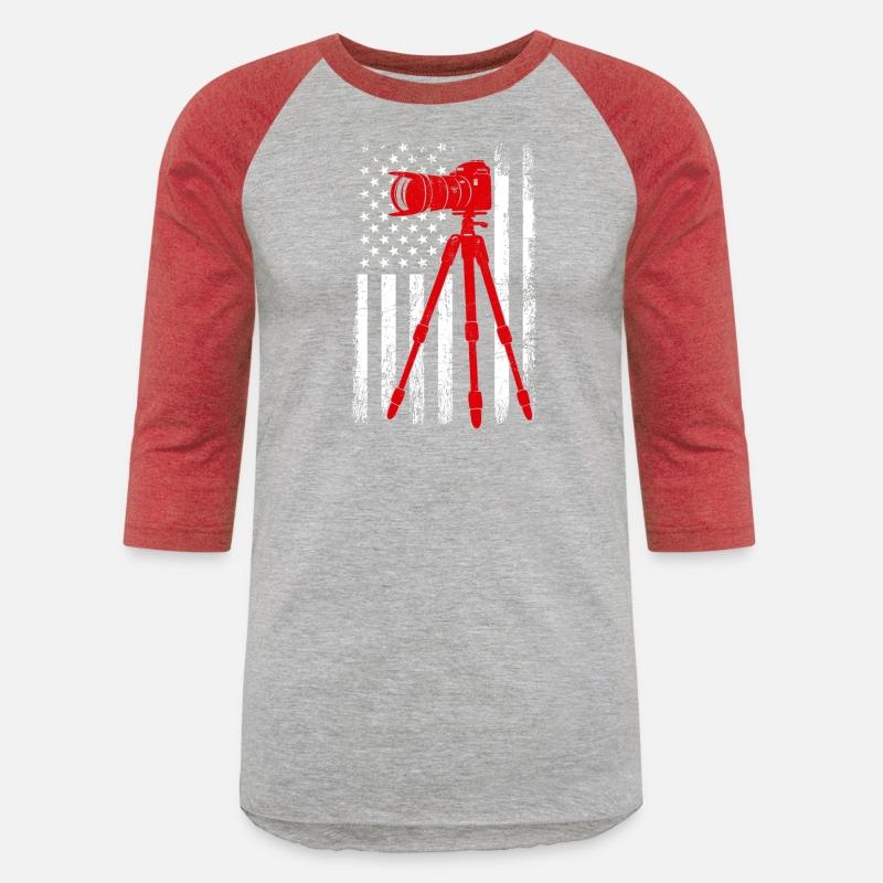 Photography camera American Flag