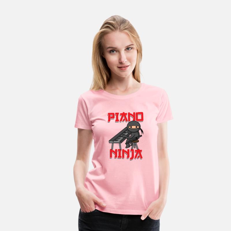 Piano Ninja Keyboard Player Pianist