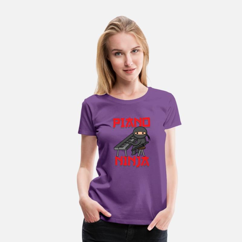 Piano Ninja Keyboard Player Pianist