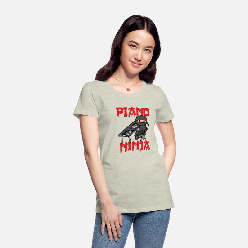 Piano Ninja Keyboard Player Pianist