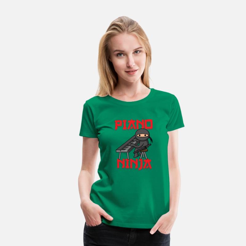 Piano Ninja Keyboard Player Pianist