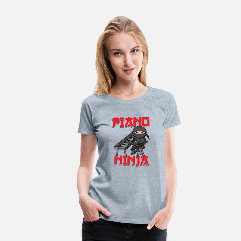 Piano Ninja Keyboard Player Pianist