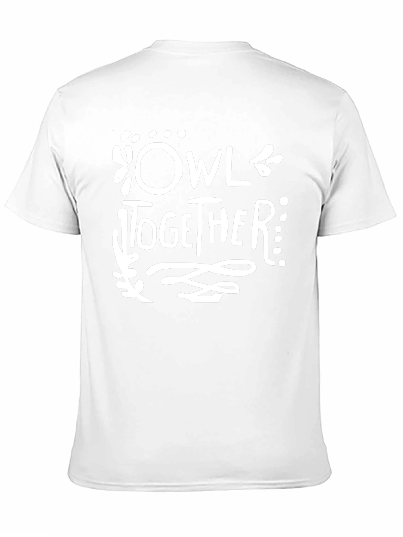 Owl Together Graphic Tee - Black Cotton T-Shirt