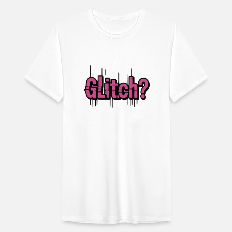 Pink Glitch Text - Bold Minimalist Typography