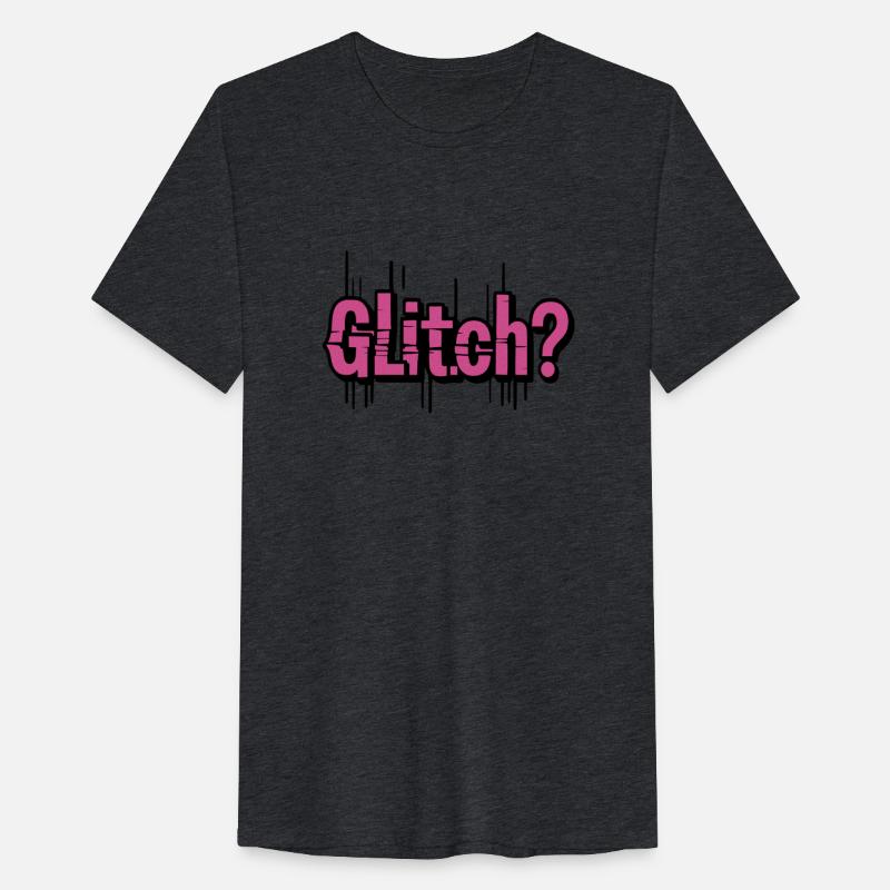 Pink Glitch Text - Bold Minimalist Typography