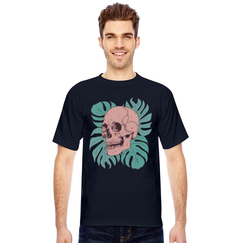 Pink Tropical Skull