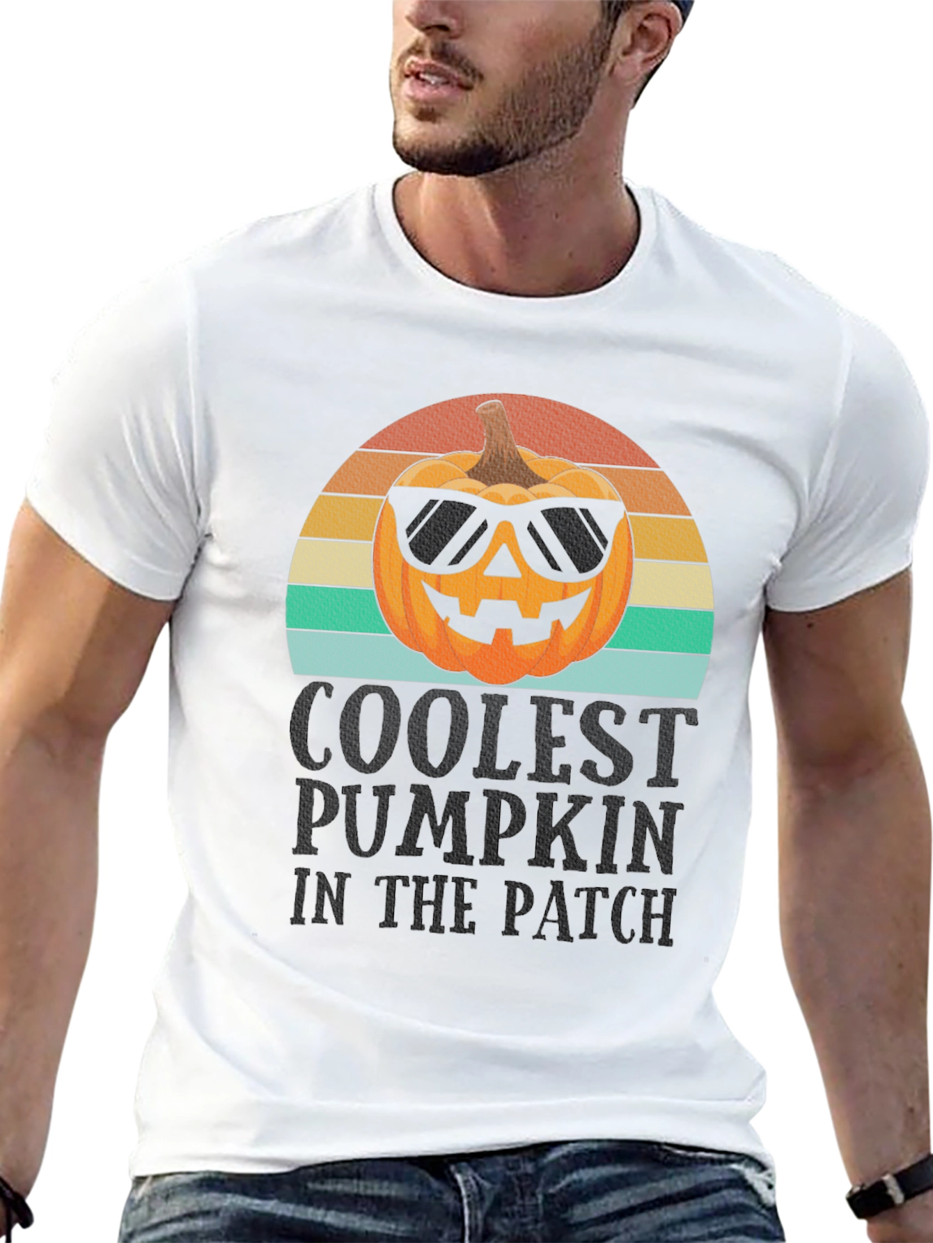 Coolest Pumpkin in the Patch Black T-Shirt