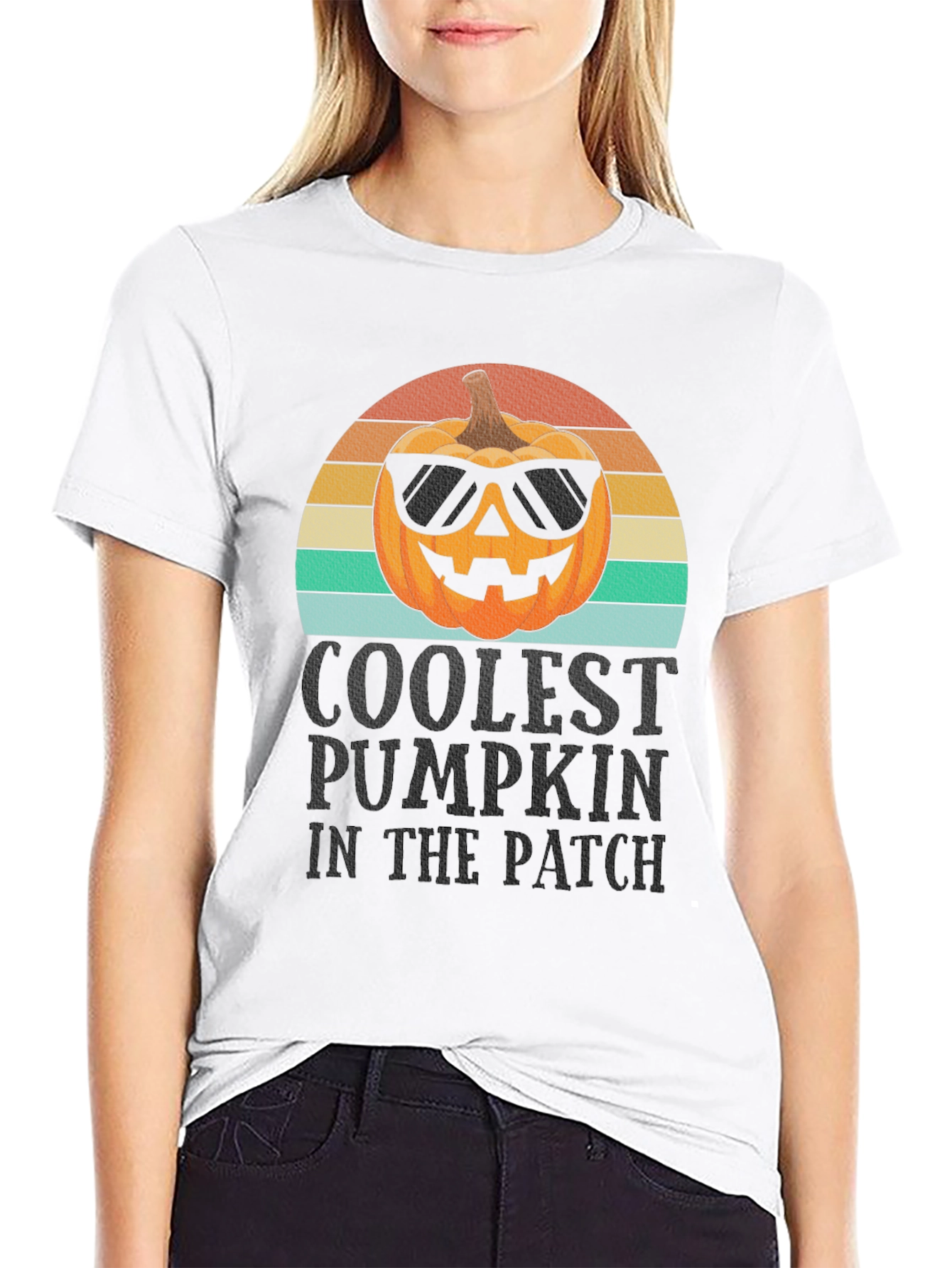 Coolest Pumpkin in the Patch Black T-Shirt