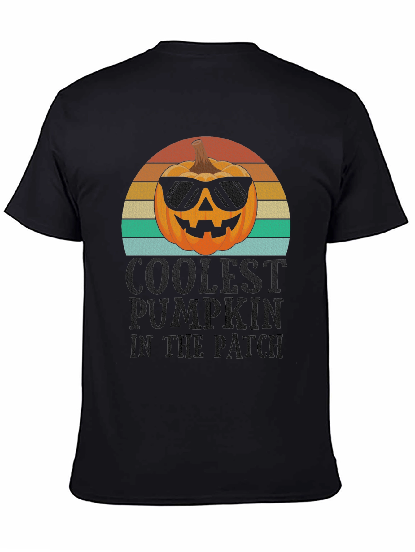 Coolest Pumpkin in the Patch Black T-Shirt