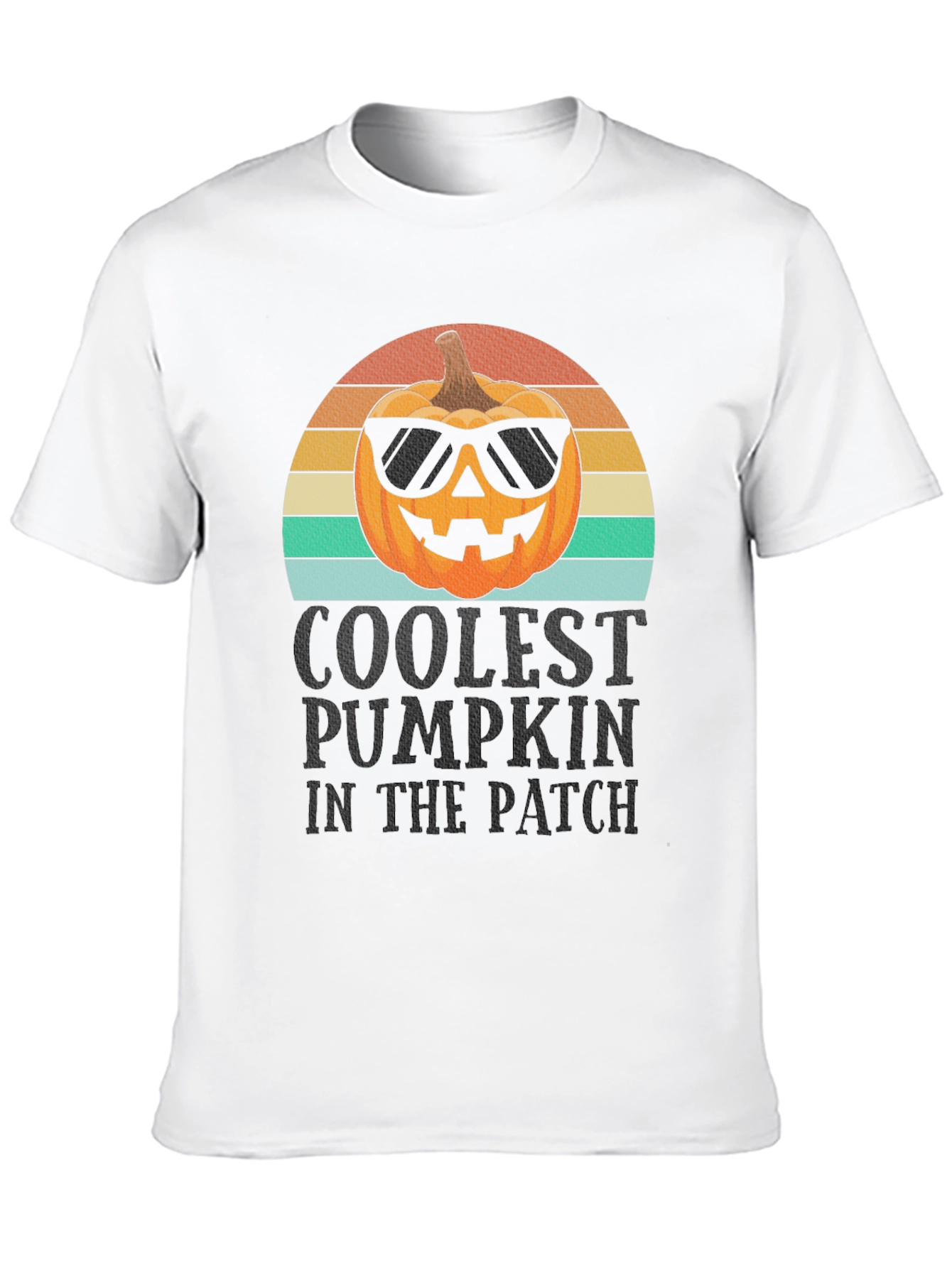 Coolest Pumpkin in the Patch Black T-Shirt
