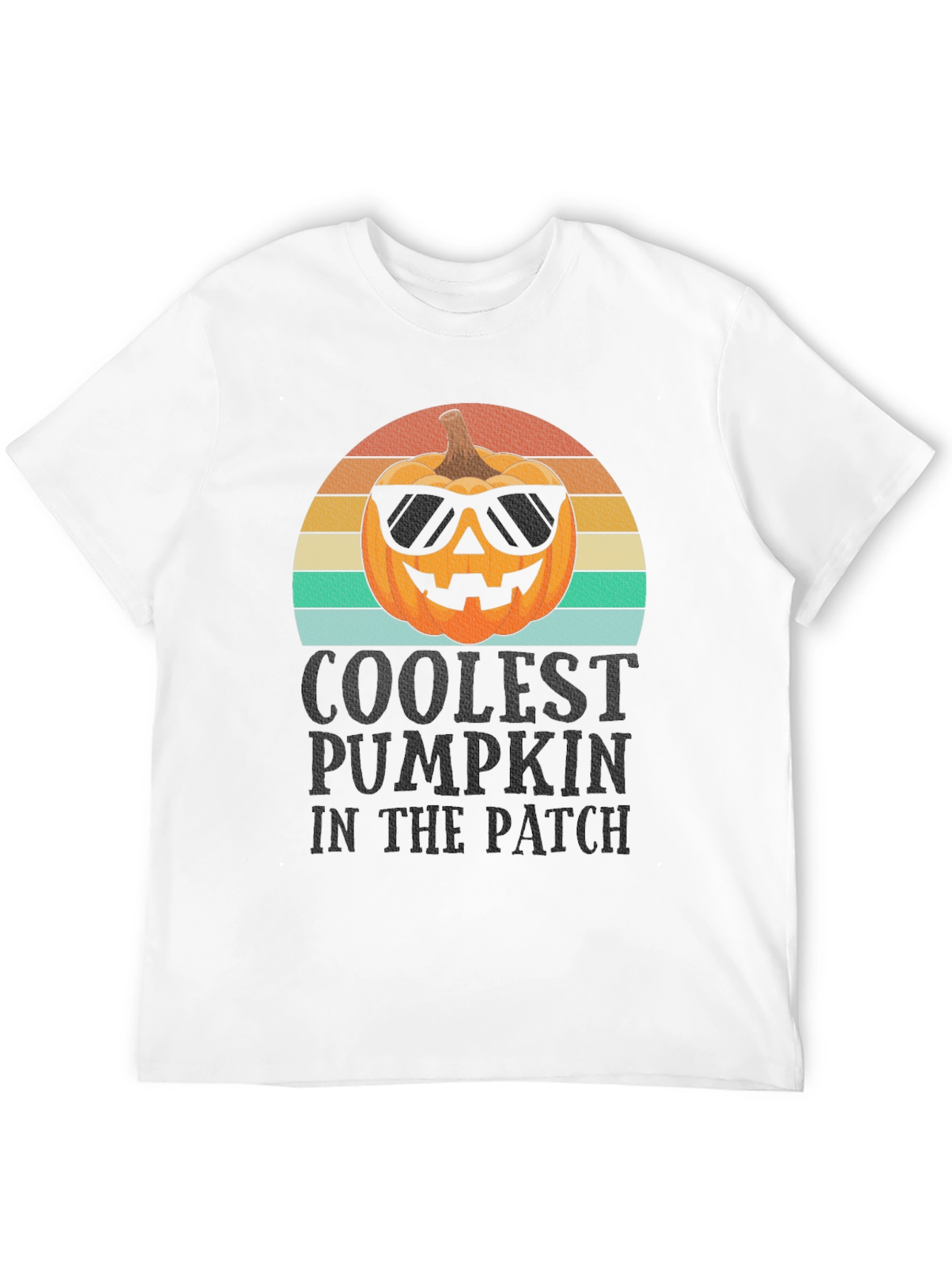 Coolest Pumpkin in the Patch Black T-Shirt