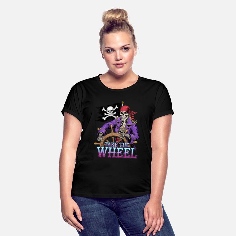 Pirate Skeleton Take The Wheel Adventure Design
