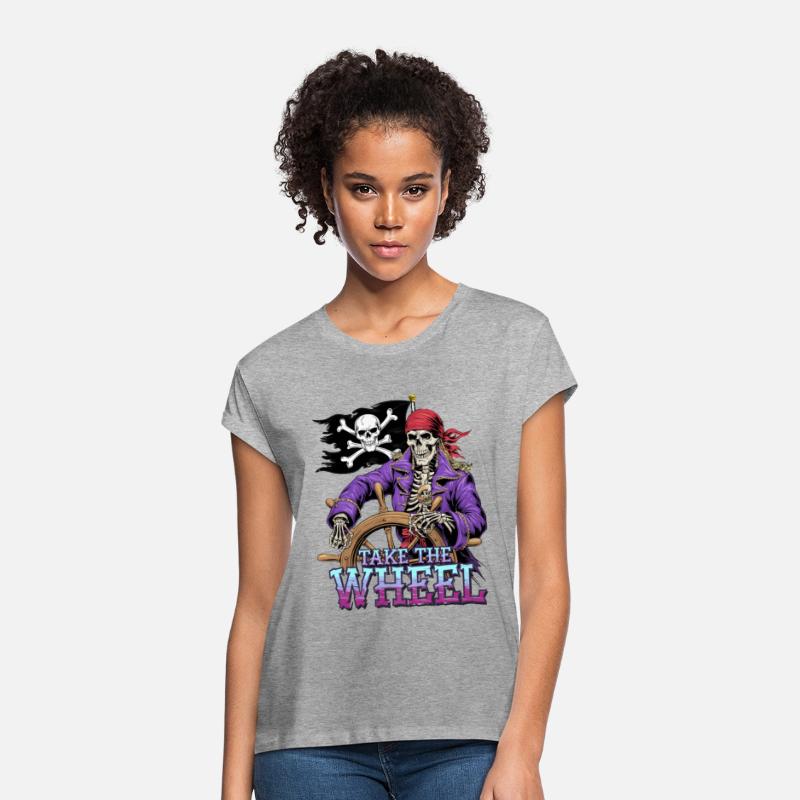 Pirate Skeleton Take The Wheel Adventure Design