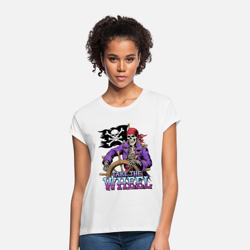 Pirate Skeleton Take The Wheel Adventure Design