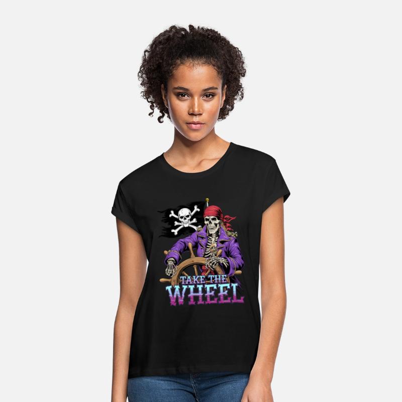 Pirate Skeleton Take The Wheel Adventure Design