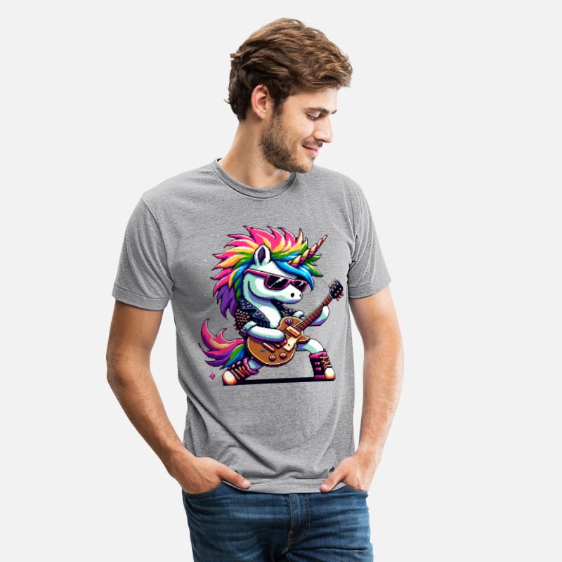 Pixel Punk Rock Unicorn