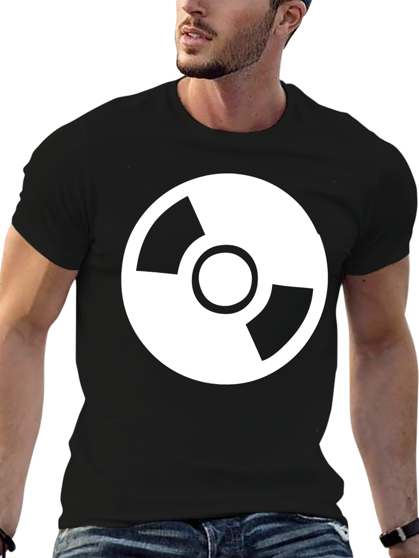 Graphic Tee - Circular Symbol T-Shirt - Casual Wear