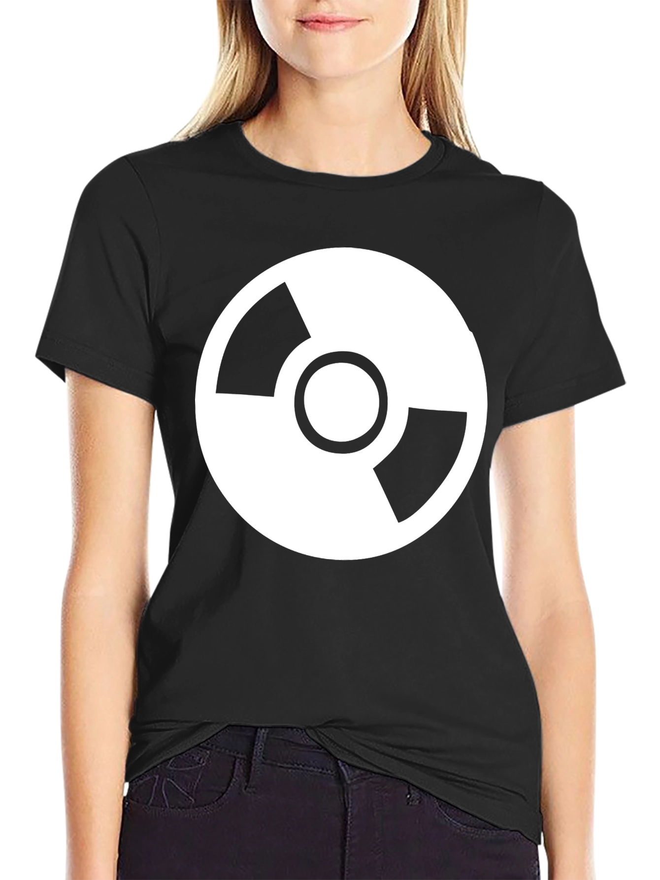 Graphic Tee - Circular Symbol T-Shirt - Casual Wear