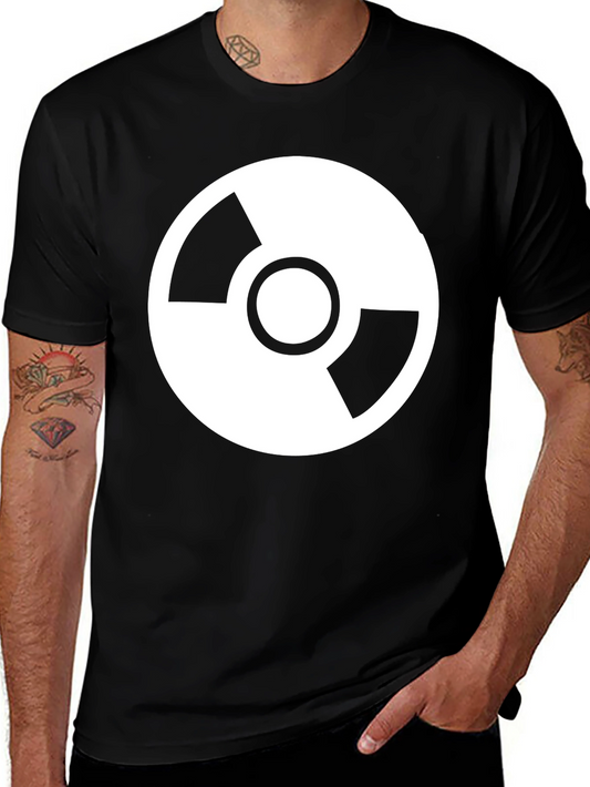 Graphic Tee - Circular Symbol T-Shirt - Casual Wear