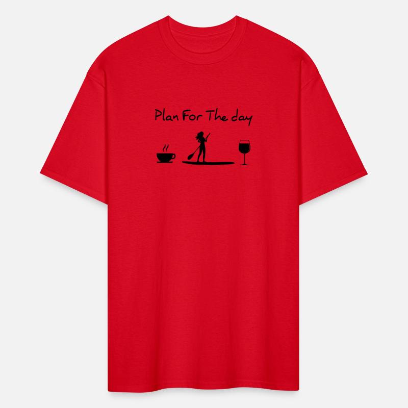 Plan For The Day Coffee Paddleboard Wine Paddle Bo