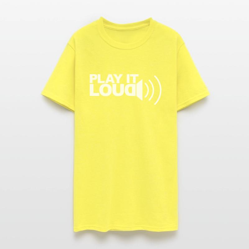 Play it Loud Loudspeaker Club Music Party Design