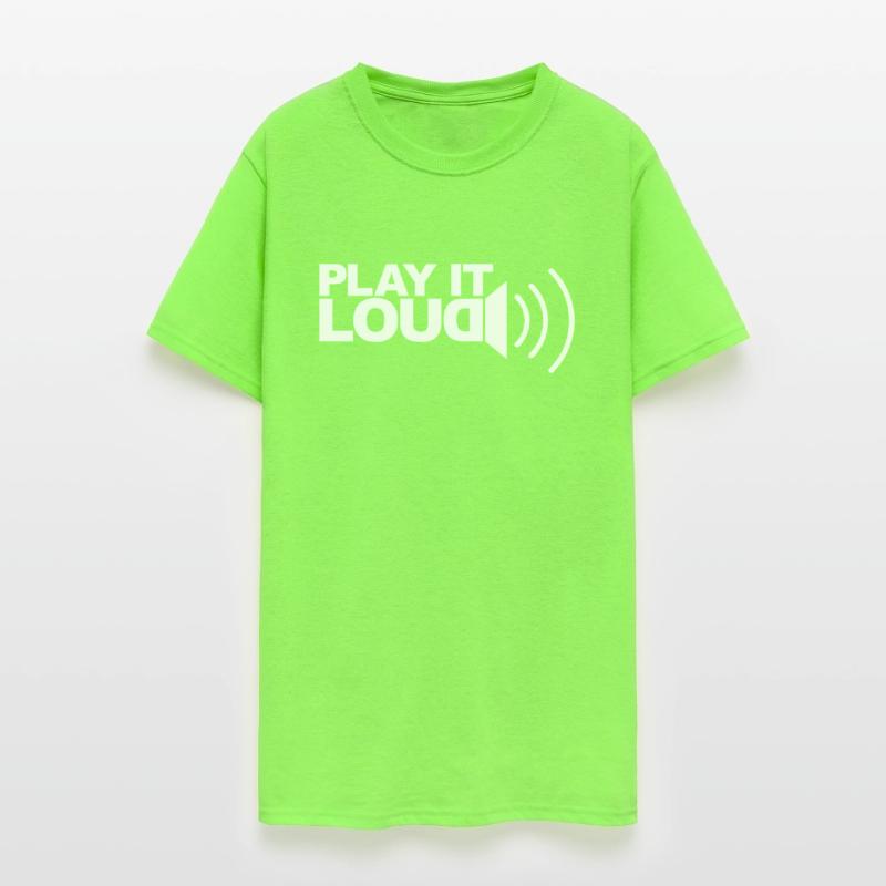 Play it Loud Loudspeaker Club Music Party Design