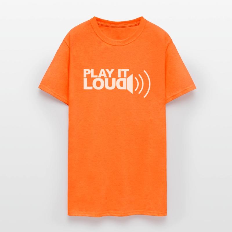 Play it Loud Loudspeaker Club Music Party Design