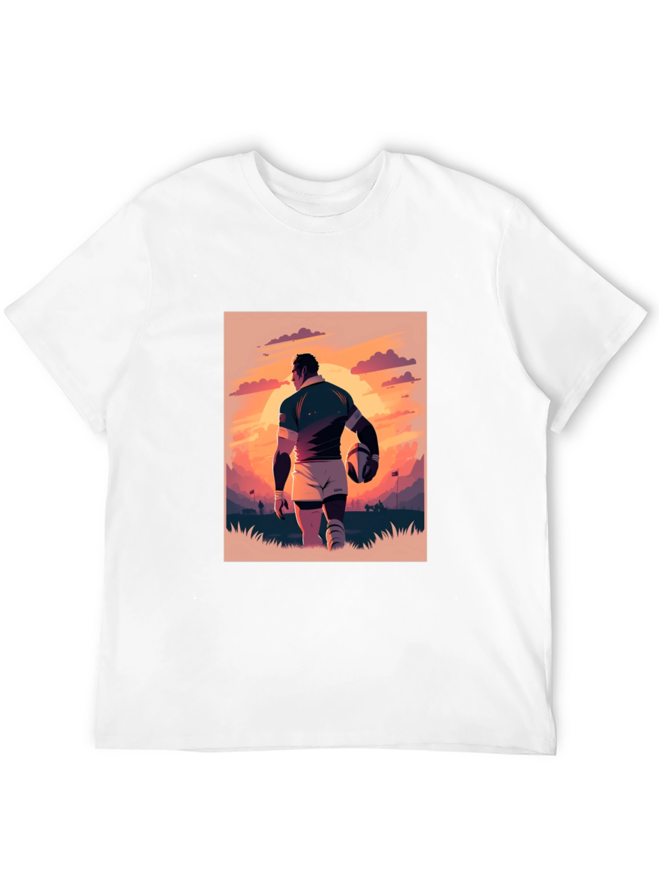 Rugby Sunset T-Shirt: Sporty Style