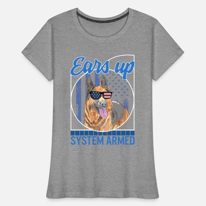 Police Dog Shirt, Ears Up System Armed Tee, Cop