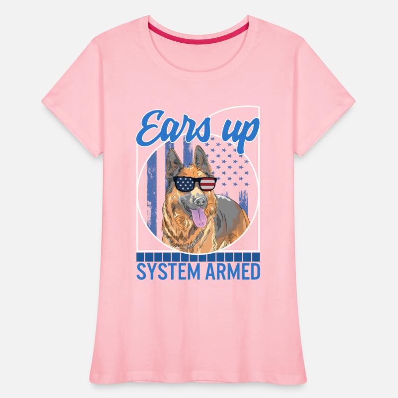 Police Dog Shirt, Ears Up System Armed Tee, Cop