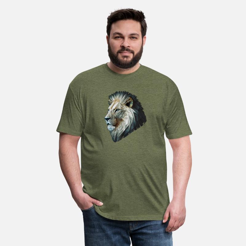 Polygon Animal Print White