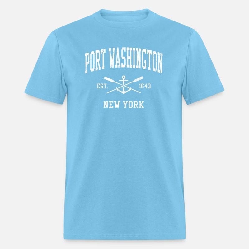 Port Washington Ny Crossed Oars Boat Anchor Sports