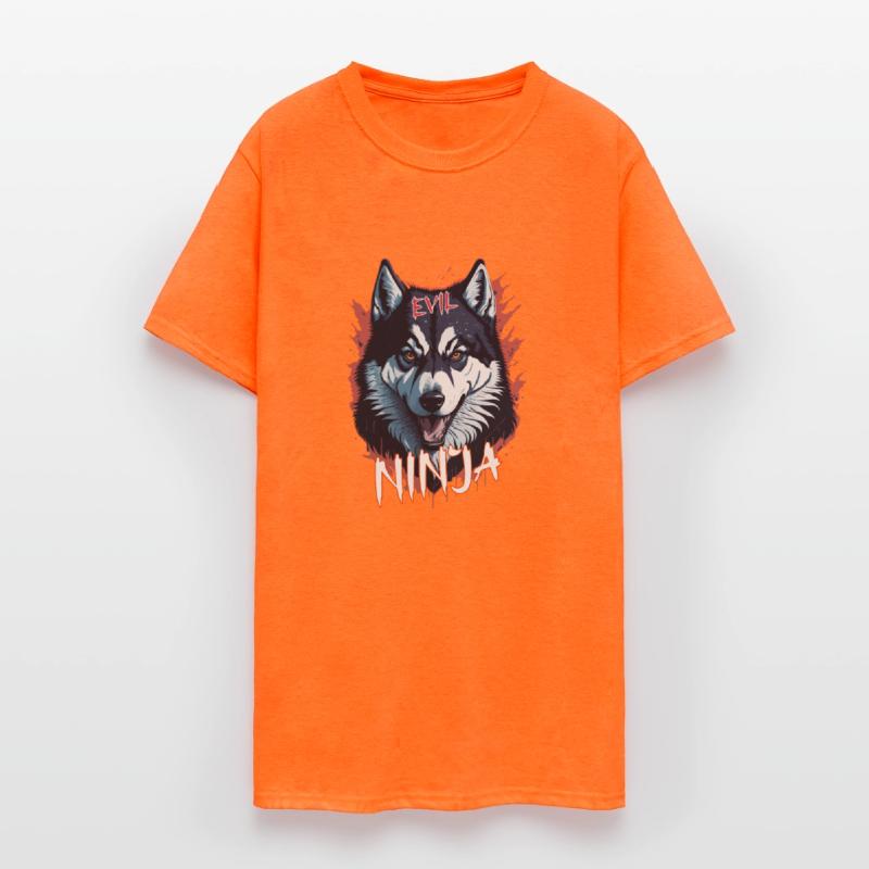 Powerful Alaskan Malamute Dog Ninja