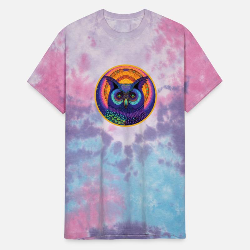 Psychedelic Blue Owl