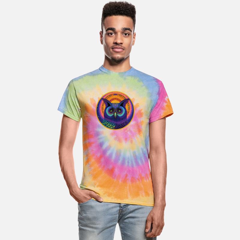 Psychedelic Blue Owl