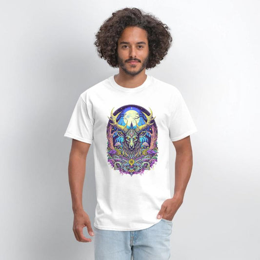 Psychedelic Forest Deer – Mystic Spirit Animal Art