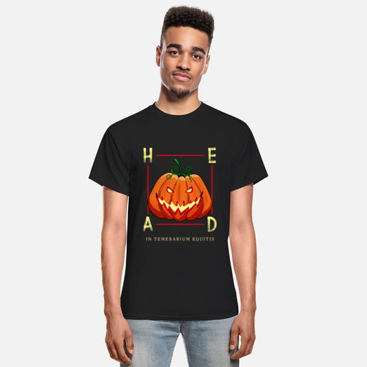 Pumpkin Head Halloween T-shirt