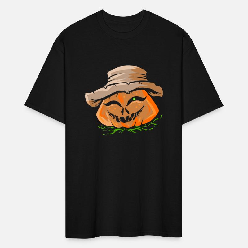 Pumpkin Lantern With Farmers Hat Jack O Lantern