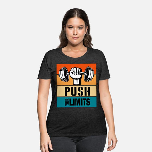Push Your Limits Gym Motivation T-Shirt