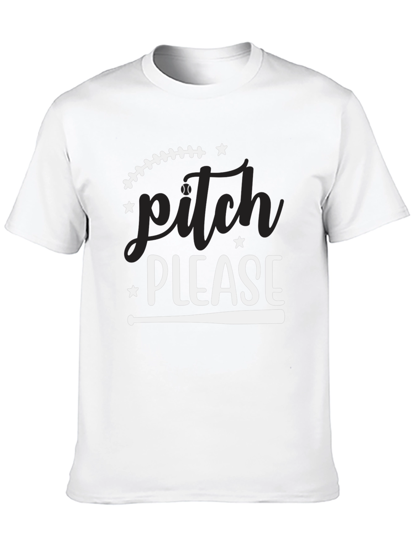 Pitch Please Graphic T-Shirt - Baseball Tee
