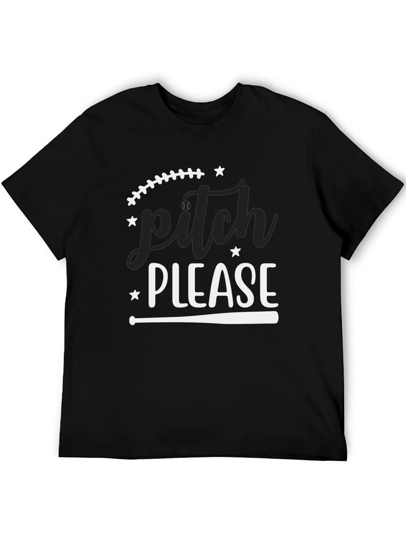 Pitch Please Graphic T-Shirt - Baseball Tee