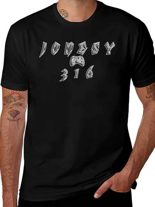 Jonesy 316 Graphic Tee - Gamer Style