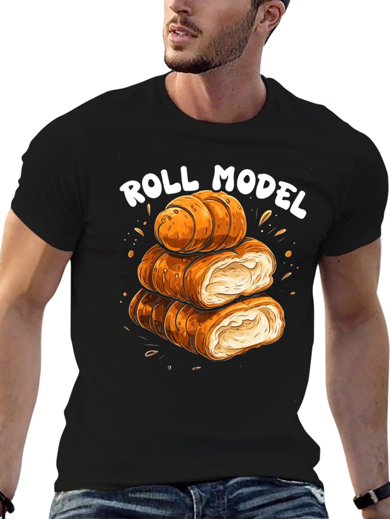 Roll Model Graphic Tee