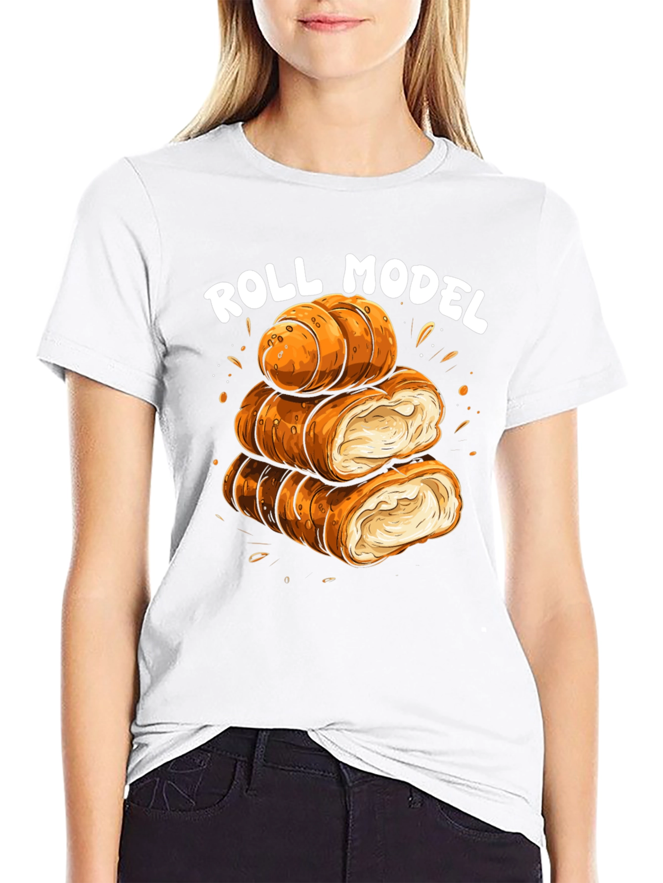Roll Model Graphic Tee